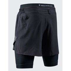Spodenki męskie X-Bionic EFFEKTOR 2IN1 SHORTS X BLACK/X BLACK czarne, Kolor: czarny, Rozmiar: M, 2 zdjęcie