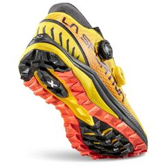 LA SPORTIVA buty trekkingowe męskie Jackal II Boa żółte, Kolor: czarny, Rozmiar: 42, 4 zdjęcie