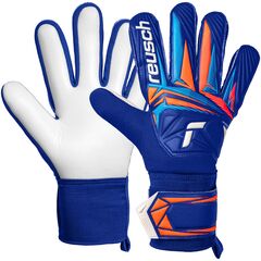 Reusch Rękawice bramkarskie Attrakt Starter Solid niebieskie, Kolor: niebieski, Rozmiar: 8.5