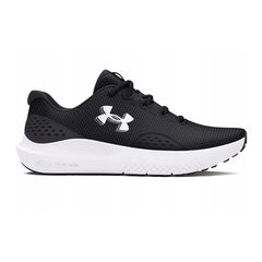 UNDER ARMOUR buty sportowe damskie do biegania czarne UA W Charged Surge 4, Kolor: czarny, Rozmiar: 38.5