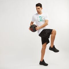 UNDER ARMOUR krotkie spodenki UA TECH GRAPHIC SHORT, Kolor: czarny, Rozmiar: M, 2 zdjęcie