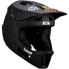 Kask rowerowy (full face) LEATT Helmet MTB Gravity 1.0 V24 czarny, Kolor: czarny, Rozmiar: 51-52