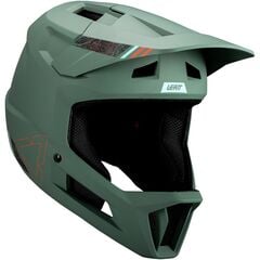 Kask rowerowy (full face) dziecięcy LEATT Helmet MTB Gravity 1.0 Junior V25 zielony, Kolor: zielony, Rozmiar: 53-54