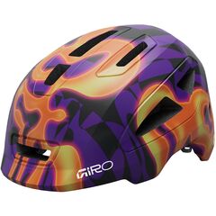 GIRO kask rowerowy dziecięcy Scamp II fioletowy, Kolor: fioletowy, Rozmiar: 47-51