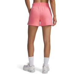 UNDER ARMOUR krótkie spodenki damskie bawełniane Rival Fleece Short różowe, Kolor: różowy, Rozmiar: L, 3 zdjęcie