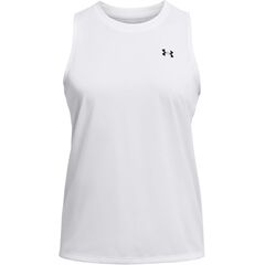 UNDER ARMOUR koszulka treningowa top damski Tech Tank Solid biały, Kolor: biały, Rozmiar: L