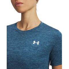 UNDER ARMOUR Damska koszulka treningowa Tech SSC- Twist niebieska, Kolor: niebieski, Rozmiar: M, 2 zdjęcie