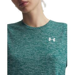 UNDER ARMOUR Damska koszulka treningowa Tech SSC- Twist zielona, Kolor: zielony, Rozmiar: M, 2 zdjęcie