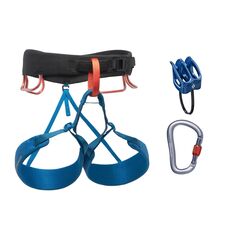 BLACK DIAMOND uprząż wspinaczkowa zestaw męski W MOMENTUM HARNESS niebieski