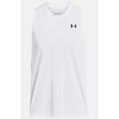 UNDER ARMOUR koszulka treningowa męska biała UA Tech Tank, Kolor: biały, Rozmiar: XXL