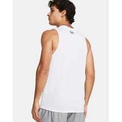 UNDER ARMOUR koszulka treningowa męska biała UA Tech Tank, Kolor: biały, Rozmiar: XXL, 3 zdjęcie