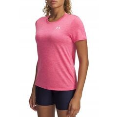 UNDER ARMOUR Damska koszulka treningowa Tech SSC- Twist różowa, Kolor: różowy, Rozmiar: L