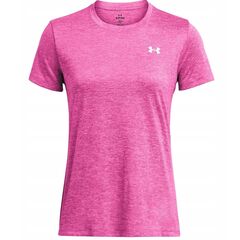 UNDER ARMOUR Damska koszulka treningowa Tech SSC- Twist różowa, Kolor: różowy, Rozmiar: L, 2 zdjęcie