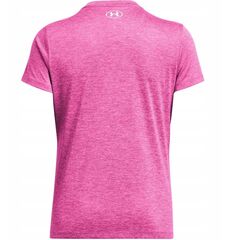 UNDER ARMOUR Damska koszulka treningowa Tech SSC- Twist różowa, Kolor: różowy, Rozmiar: L, 3 zdjęcie
