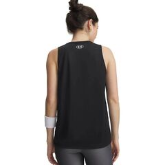 UNDER ARMOUR koszulka treningowa damska top Tech Tank Solid czarna, Kolor: czarny, Rozmiar: L, 2 zdjęcie