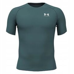 UNDER ARMOUR koszulka męska treningowa UA HG Armour Comp SS zielona, Kolor: zielony, Rozmiar: L