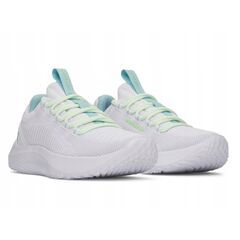 UNDER ARMOUR buty sportowe damskie UA W Dynamic 2 białe, Kolor: biały, Rozmiar: 38.5, 3 zdjęcie