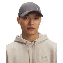 UNDER ARMOUR czapka z daszkiem męska M ESSENTIAL LOW METAL ADJ szara, Kolor: szary, Rozmiar: one size, 2 zdjęcie