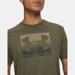 UNDER ARMOUR męska koszulka bawełniana UA M BOXED SPORTS UPDATED SS zielona, Kolor: zielony, Rozmiar: XL, 3 zdjęcie