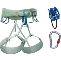 BLACK DIAMOND uprząż wspinaczkowa zestaw W MOMENTUM HARNESS zielony