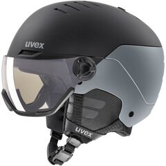 Uvex Wanted Visor pro V kask narciarski snowboard fotochromowy wizjer czarny, Kolor: czarny, Rozmiar: 54-58
