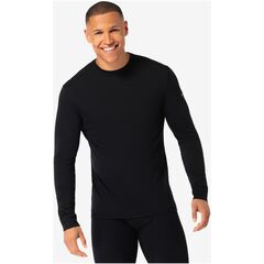 SUPER.NATURAL TUNDRA175 LS koszulka męska termoaktywna merino czarna, Kolor: czarny, Rozmiar: S