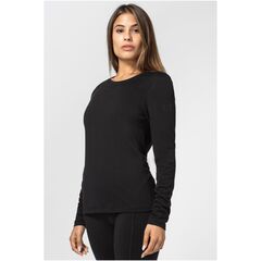 SUPER.NATURAL ARCTIC230 LS koszulka damska termoaktywna merino czarna, Kolor: czarny, Rozmiar: XS, 2 zdjęcie