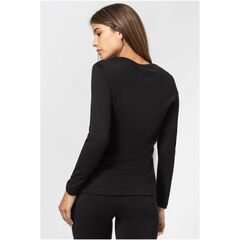 SUPER.NATURAL ARCTIC230 LS koszulka damska termoaktywna merino czarna, Kolor: czarny, Rozmiar: XS, 3 zdjęcie