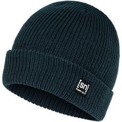 SUPER.NATURAL Merino Basic Beanie czapka unisex męska damska zimowa granatowa, Kolor: granatowy, Rozmiar: one size