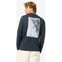 Longsleeve męski SUPER.NATURAL POWDER TO THE PEOPLE BIO granatowy, Kolor: granatowy, Rozmiar: XL, 2 zdjęcie