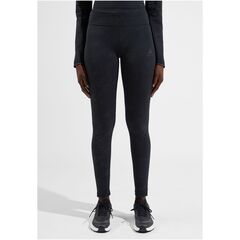 Legginsy damskie Odlo Tights ZEROWEIGHT PRINT REFLECTIVE czarne, Kolor: czarny, Rozmiar: ​S