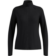 Bluza rozpinana damska Odlo ESSENTIAL WARM FULL ZIP Mid layer full zip czarna, Kolor: czarny, Rozmiar: ​S