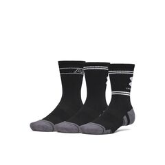 Under Armour UA Performance Tech 3-Pack Crew skarpety sportowe uniseks 3 pary, Kolor: czarny, Rozmiar: XL