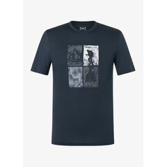 SUPER.NATURAL Koszulka męska merino GO HIKING TEE granatowa, Kolor: granatowy, Rozmiar: S, 3 zdjęcie