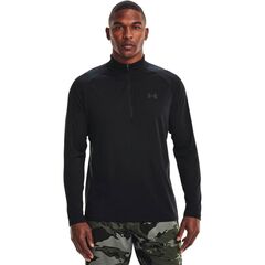 Under Armour UA Tech 2.0 1/2 Zip męska bluza treningowa sportowa czarna, Kolor: czarny, Rozmiar: L