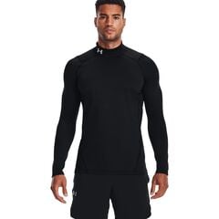 UNDER ARMOUR Koszulka UA CG Armour Fitted Mock czarna, Kolor: czarny, Rozmiar: XL