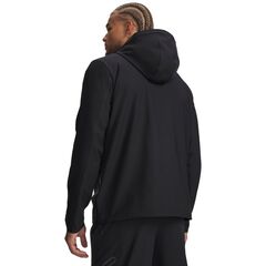 Under Armour UA Unstoppable Woven Jacket męska kurtka sportowa z kapturem czarna, Kolor: czarny, Rozmiar: XL, 2 zdjęcie