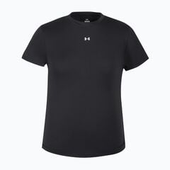 Under Armour UA Motion Fitted T-shirt damska koszulka treningowa elastyczna czarna, Kolor: czarny, Rozmiar: L
