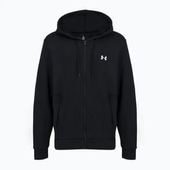UNDER ARMOUR bluza męska na trening i na codzień Flex Fleece Full Zip czarny, Kolor: czarny, Rozmiar: S