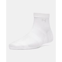 UNDER ARMOUR damskie skarpety za kostkę sportowe Women's Vanish 3 szt białe, Kolor: biały, Rozmiar: L, 2 zdjęcie