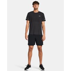 UNDER ARMOUR męskie spodenki na treningi LAUNCH 7'' 2-IN-1 SHORTS czarny, Kolor: czarny, Rozmiar: M