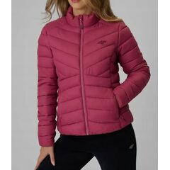4F Damska kurtka pikowana puchowa hydrofobowa F0923 CITY JACKETS różowa, Kolor: różowy, Rozmiar: M, 3 zdjęcie