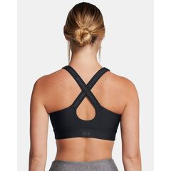 UNDER ARMOUR Biustonosz sportowy UA High Zip Infinity 2.0 czarny, Kolor: czarny, Rozmiar: L A-C, 2 zdjęcie