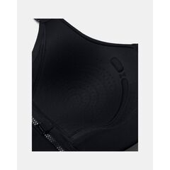 UNDER ARMOUR Biustonosz sportowy UA High Zip Infinity 2.0 czarny, Kolor: czarny, Rozmiar: L A-C, 4 zdjęcie
