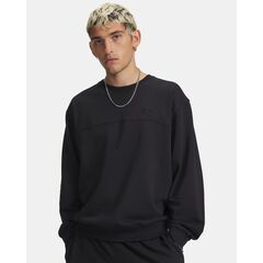UNDER ARMOUR bluza męska bez kaptura Rival LW Crew czarny, Kolor: czarny, Rozmiar: M