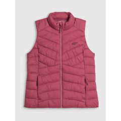 4F Kamizelka puchowa pikowana damska F371 CITY JACKETS różowa, Kolor: różowy, Rozmiar: L, 4 zdjęcie