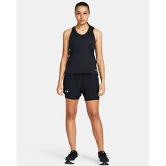 UNDER ARMOUR spodenki damskie treningowe Fly By 2-in-1 Shorts czarny, Kolor: czarny, Rozmiar: XS