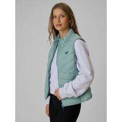 4F Kamizelka puchowa pikowana damska F371 CITY JACKETS zielona, Kolor: zielony, Rozmiar: S, 2 zdjęcie