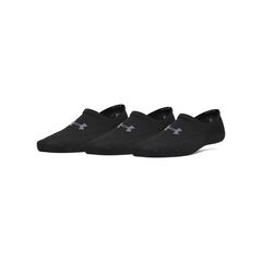 Under Armour UA Women's Vanish 3pk Liner damskie stopki sportowe 3 pary czarne, Kolor: czarny, Rozmiar: L