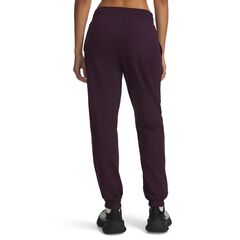 Under Armour UA Sport Terry Jogger damskie spodnie dresowe bawełna fiolet, Kolor: fioletowy, Rozmiar: L, 2 zdjęcie